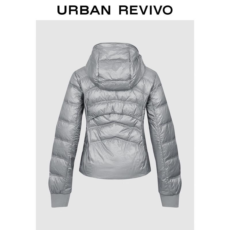 UR2025 Women s Futuristic Quilted Down Jacket S