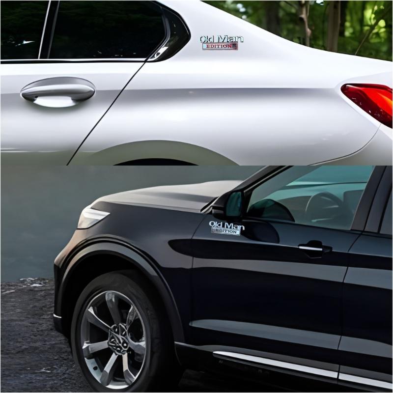 Upgrades 3D Raised Badge Sticker Unique for Vehicles Not Fade Alloy Metal Decoration Suitable for Cars Trucks SUVs