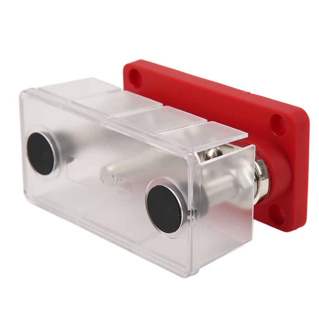 Power Distribution Terminal Block 12‑48V 300A Battery Bus Bar for Cars Trucks RVs Marine Boats Solar System Red