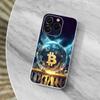 Digital Art Bitcoin Phone Case For iPhone,14,13,XR,SE,12,15,Pro,Max,Plus,11,17,16,X,XS,Mini Transparent Soft Cover