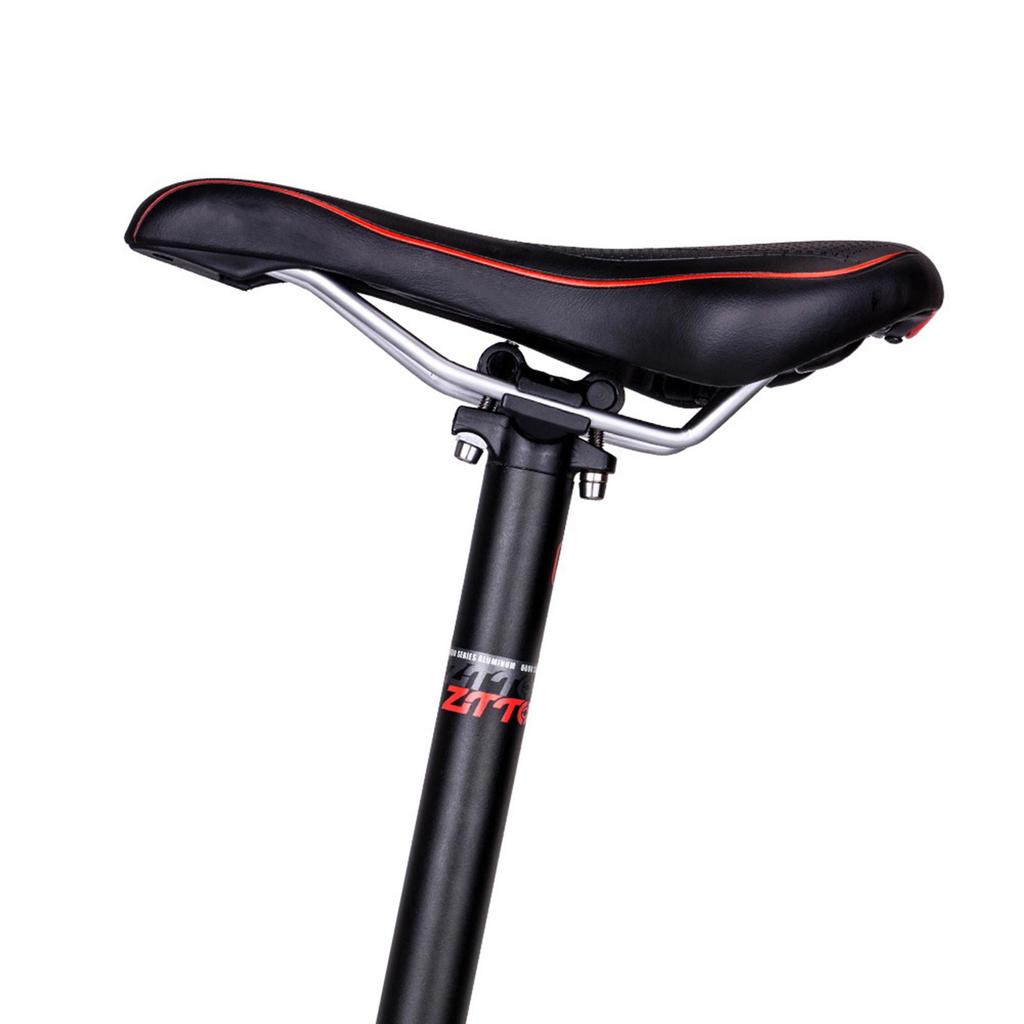 Bike Seatpost Sturdy Universal Bicycle Seat Post Adjustable with Fixing Clip
