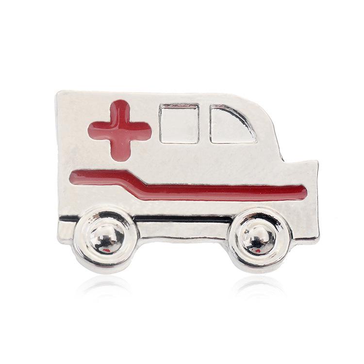 European and American Fashion Jewelry: Versatile Ambulance Brooch