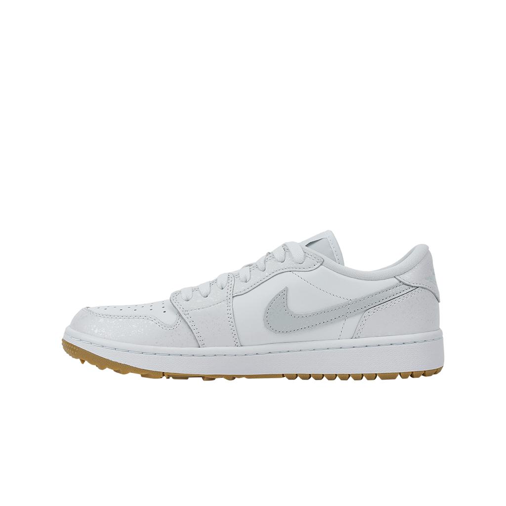 Air Jordan 1 Low Golf White Gum Men Sneakers Pure-Platinum Gum-Medium-Brown DD9315-111