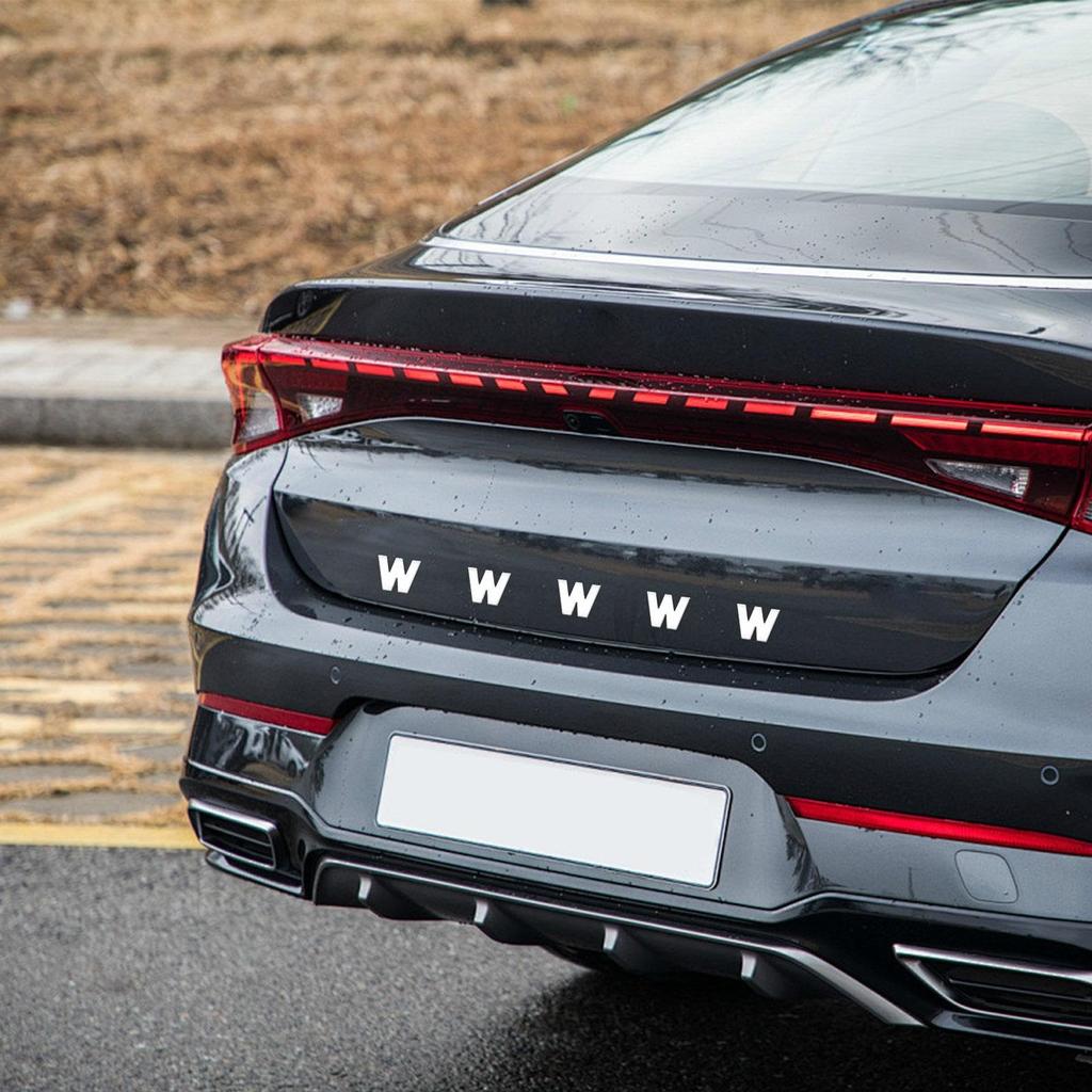 Rebornsun Car Emblem and Badge Letters, Car Emblem Letter Stickers, Vista Print Car Decal