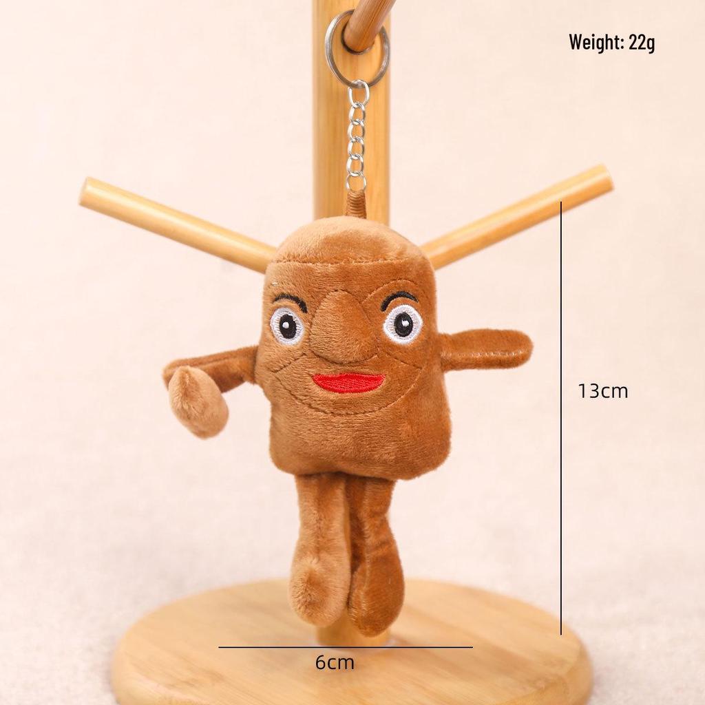 AI Klassiska Berg och Hav Gränsöverskridande Plysch Pinne Figur Nyckelring Hänge