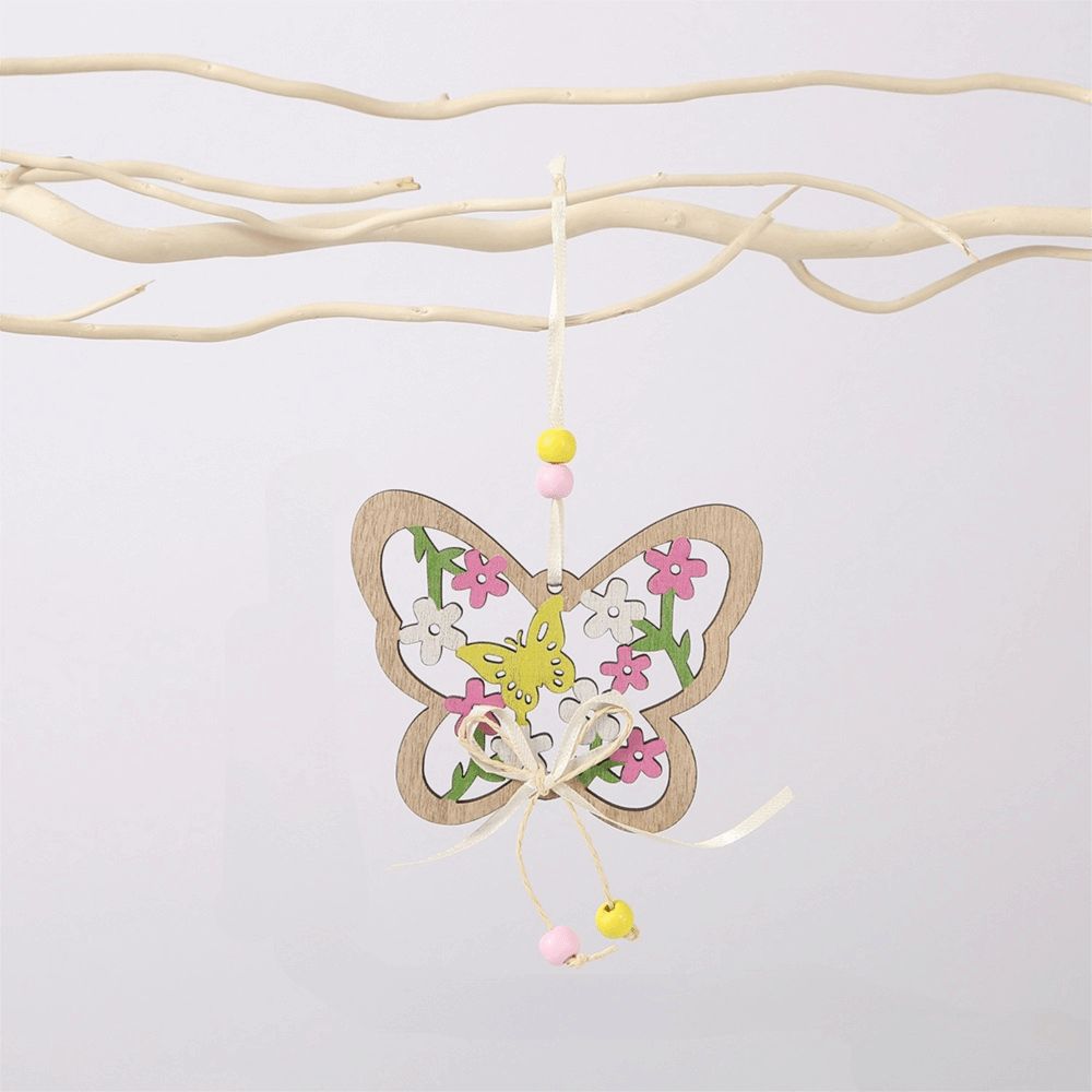 Easter Decor Easter Ornaments Wood Material Hanging Ornaments Easter Decor Indoor Decor