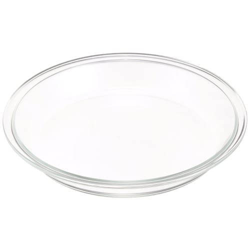Iwaki Heat-Resistant Glass Pie Plate, 25cm Diameter x 3.8cm Height, Large, KBC209