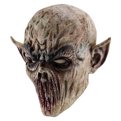 Halloween Alien Latexmaske Kopfbedeckung Atmungsaktive Vollgesichts-Kopfmaske Halloween Maskerade Gruselmaske