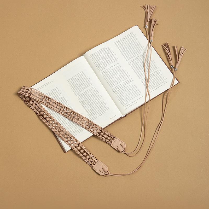 Bohemian Tassel Woven Belt - Women's Casual Exotic Korean Style Waist Ornament