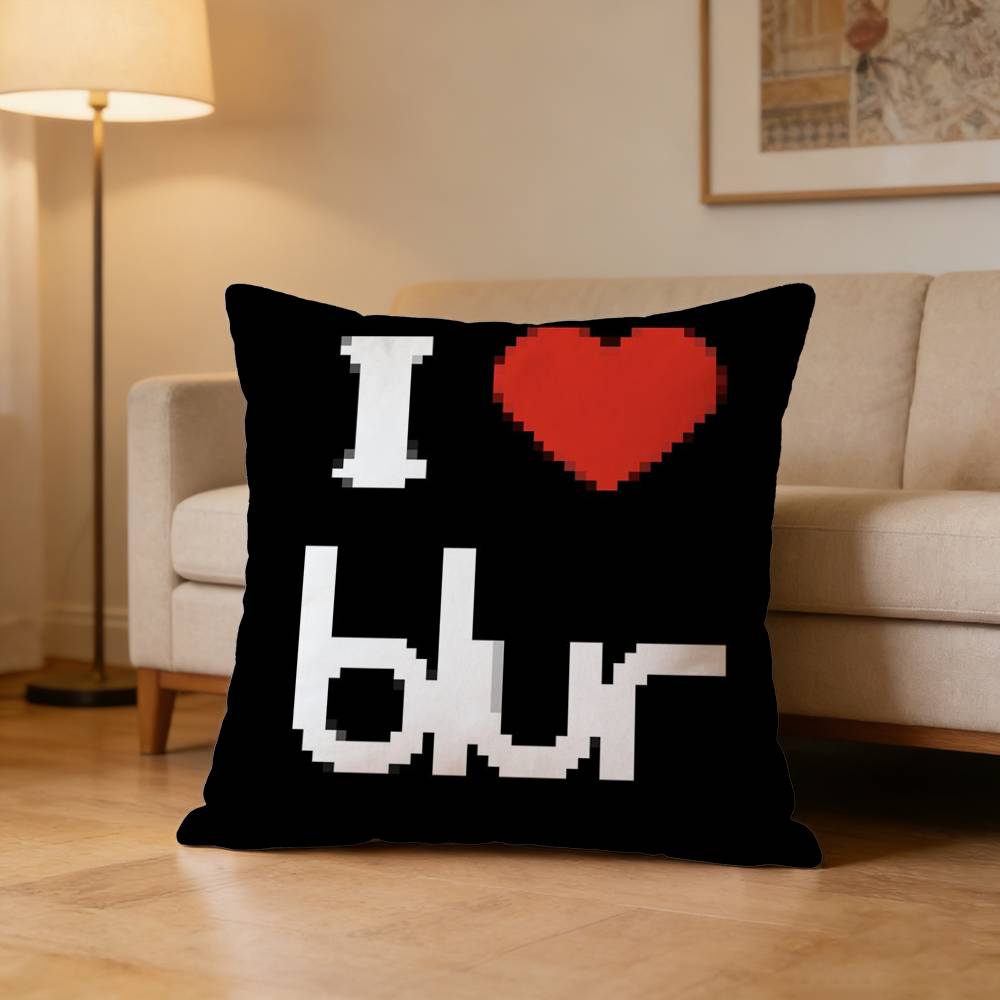 B-Blur Band Pillow Case Pattern Printed Pillowcase For Living Room Sofa Cushion Cover