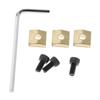 3 Pcs Guitar Lock Nut Screws Instrument Repair Tool Heavy Duty Cap Replacement with
