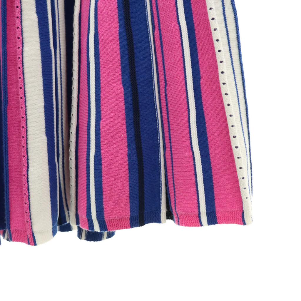 FRAY I.D Made In Japan Multi-PleatedPattern No Sleeve One Piece F Navy Women Used