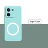 Candy Color Skin Feel Liquid Silicone Car Magnetic Holder Case for Poco M8 F8 F6 X7 X6 X5 Pro Ultra Slim Anti-drop Protect Cover