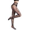 Women's Black Lace Fishnet Hollow Out Floral Pantyhose Tights Stocking Lingerie