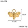 CARLIDANA Classic Stainless Steel Zircon White Shell Butterfly Charms Dragonfly Pendant for Children's Womens Jewelry Making