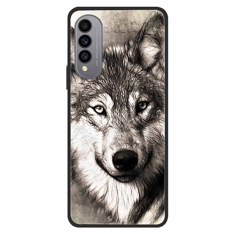 For WIKO T50 Case T 50 Soft silicone TPU Back Cover For Wiko T50 W-P861-01 W-P861-02 Phone Case WikoT50 Black Protective Painted