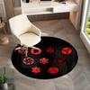 Famous Cartoon NARUTO Protagonist Uzumaki Naruto Round Carpet Soft Home Decoration Anti-slip Door Mat Outdoor Picnic Mat Carpet M7