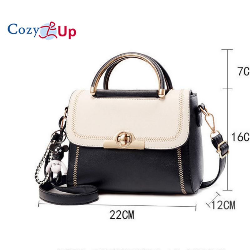 Cozy Up Luxus Lackleder Damen Tasche Mode Achseltasche Designer Kleine Quadratische Umhängetasche Lässige Damen Handtasche Geldbörse