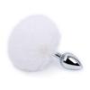 Anal Plug Rabbit Tail Role Play Stainless Steel Prostate Smooth Touch Metal Bunny Tail Sex Toys for Women Men Gay