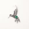 Green Onyx Gemstone 925 Sterling Silver Jewelry Pendant 1.8" For Birthday Gift CP-20-15