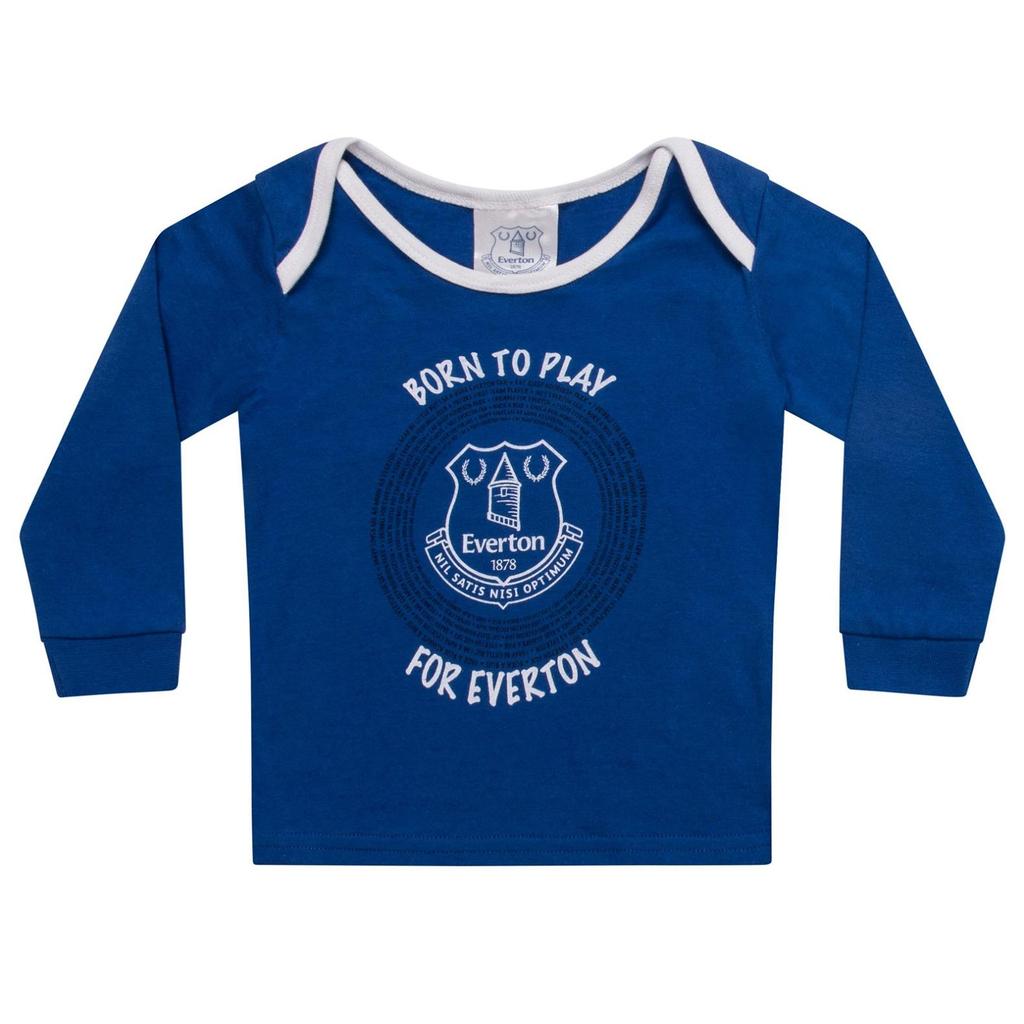 Everton FC Baby Boys Born To Play Long Pyjama Set