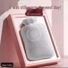Plush Explosion-Proof Hot Water Bottle & Hand Warmer with Thick Cover