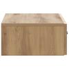 Wall Mounted Side Table Artisan Oak 59 X 34.5 X 17 Cm