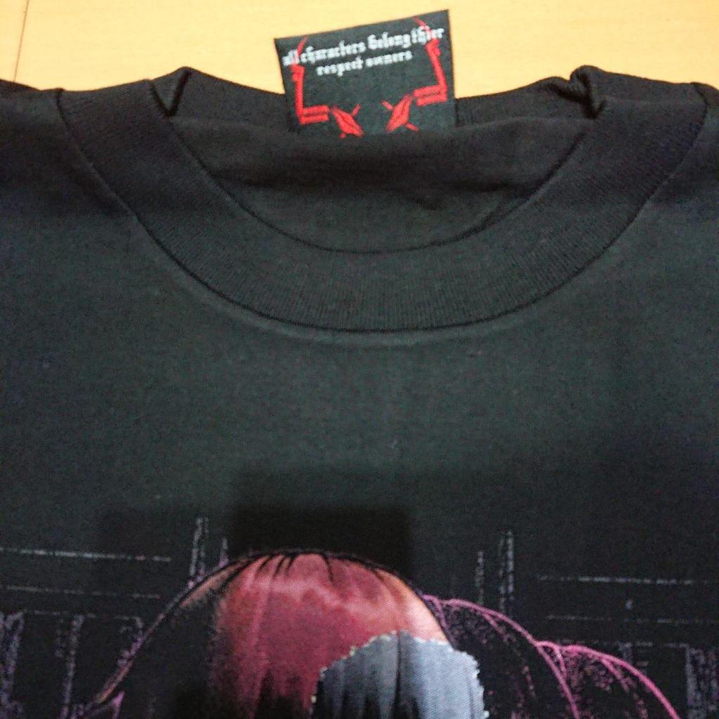 [USED] Serial Experiments Lain T-shirt Black XL Rare