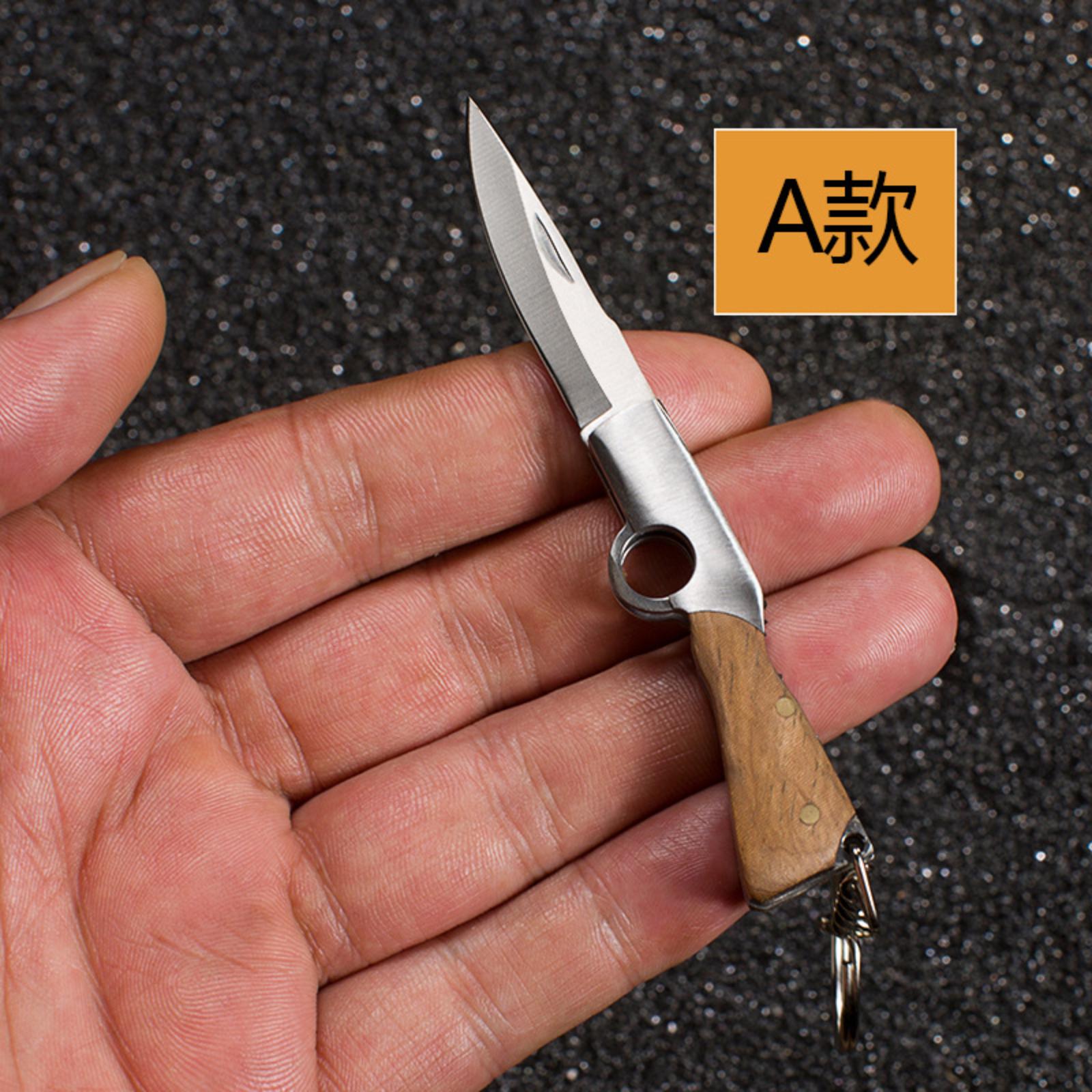 Нож для распаковки, Цветной деревянный острый портативный брелок-подвеска, Маленький нож для распаковки экспресс-доставки и распаковки One Size