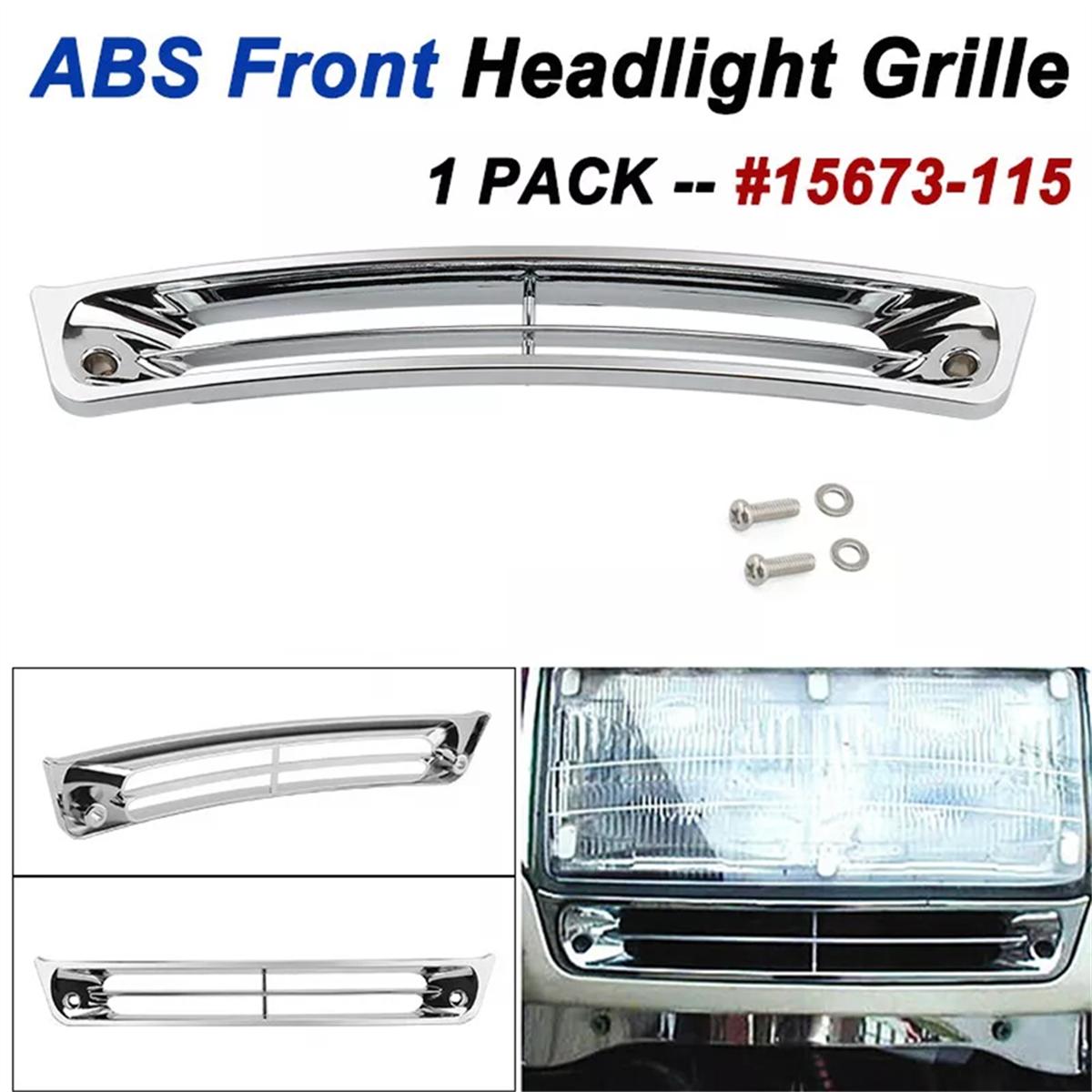 

A51K-Motorcycle Front Lower Headlight Fairing Grille Trim Cover For Honda Goldwing GL1500 GL 1500 1988-2000 срібний