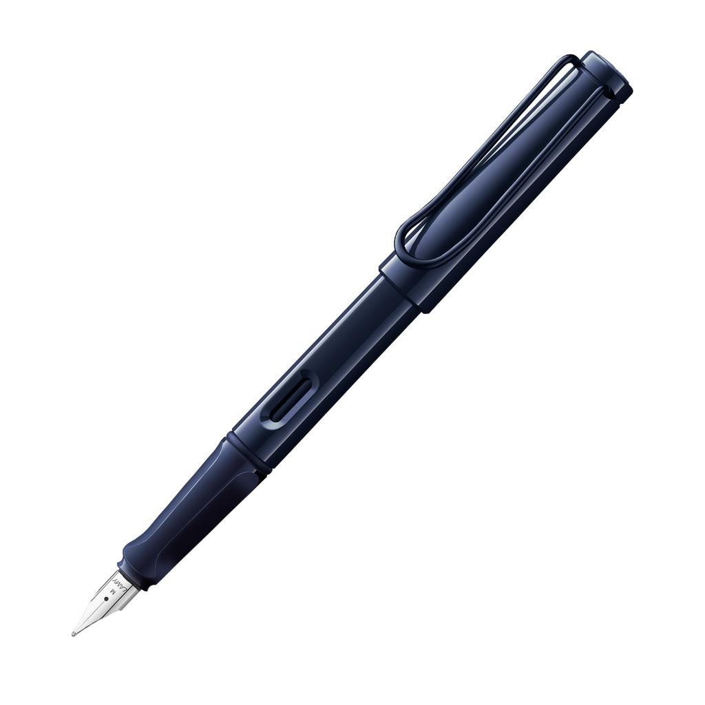 LAMY Safari Fountain Pen (Dark Dusk, EF Extra Fine Nib)