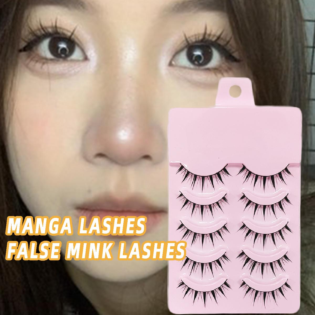 5 пар ресниц Manga Lashes Cos Dance Performance Eyelash — фото 5