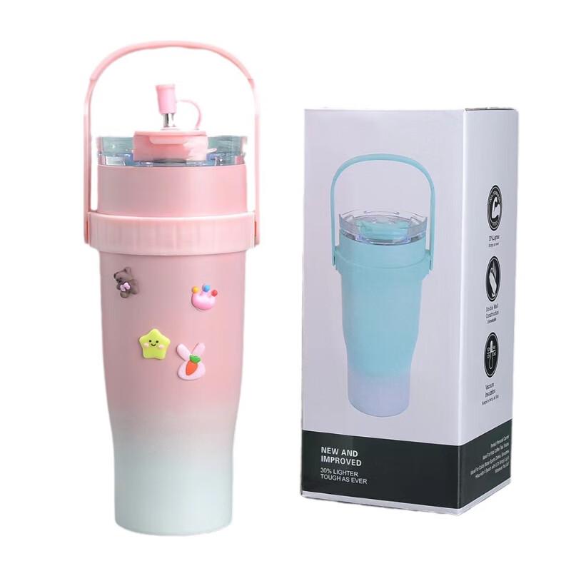 Changqi Gradient Insulated Straw Tumbler