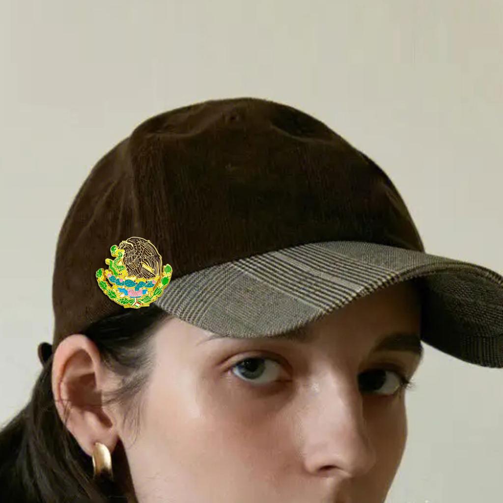 Creative Enamel Owl Brooch Authentic Mexican Hat Clip Vintage Style Cartoon Lapel Pin for Clothing and Accessories