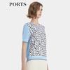 PORTS Women's Summer Printed Knit Top