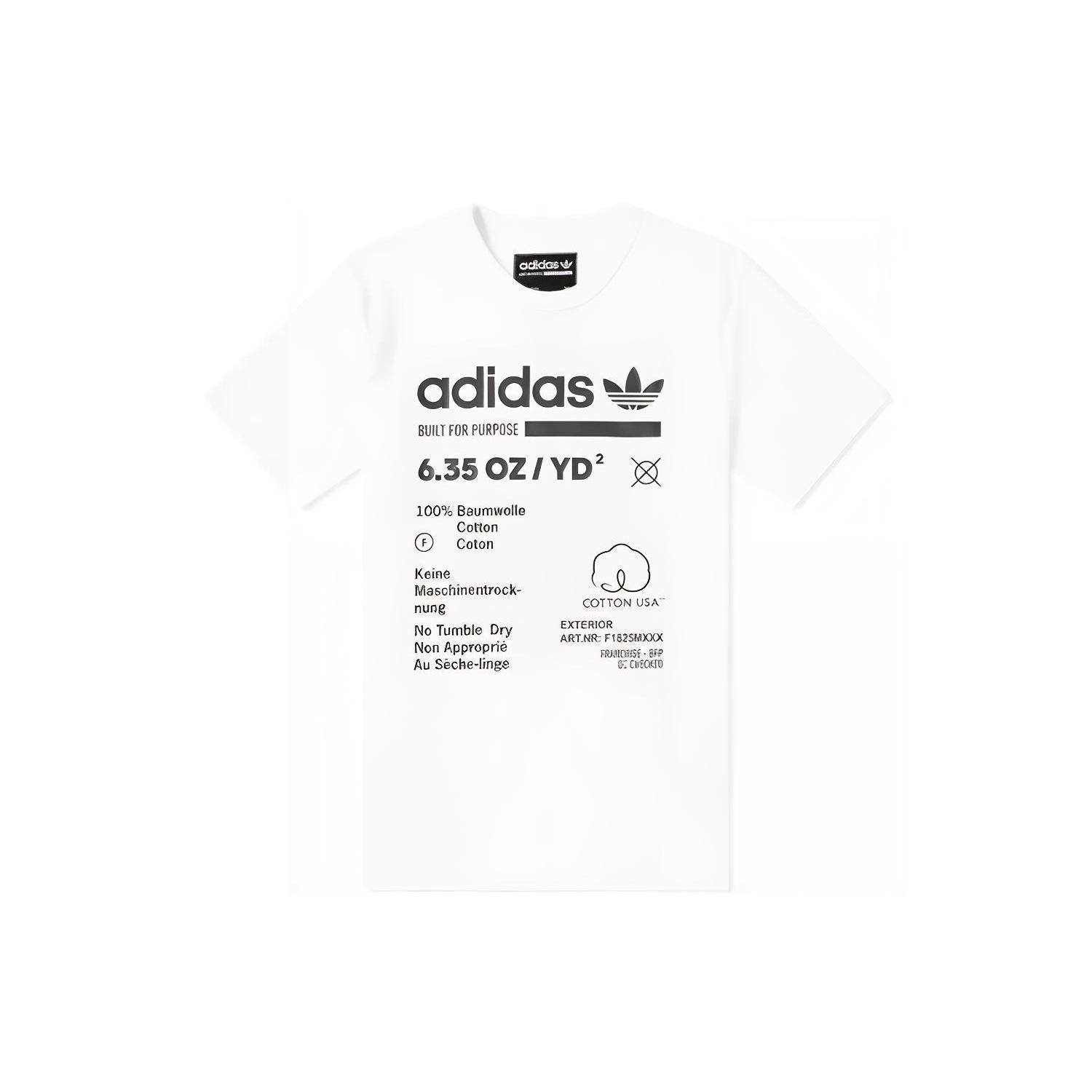 Мужская футболка Adidas Originals Белая DM2084 L
