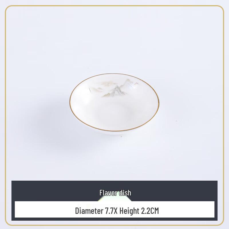 Strong Bone China Chaoyang Sauce Dish