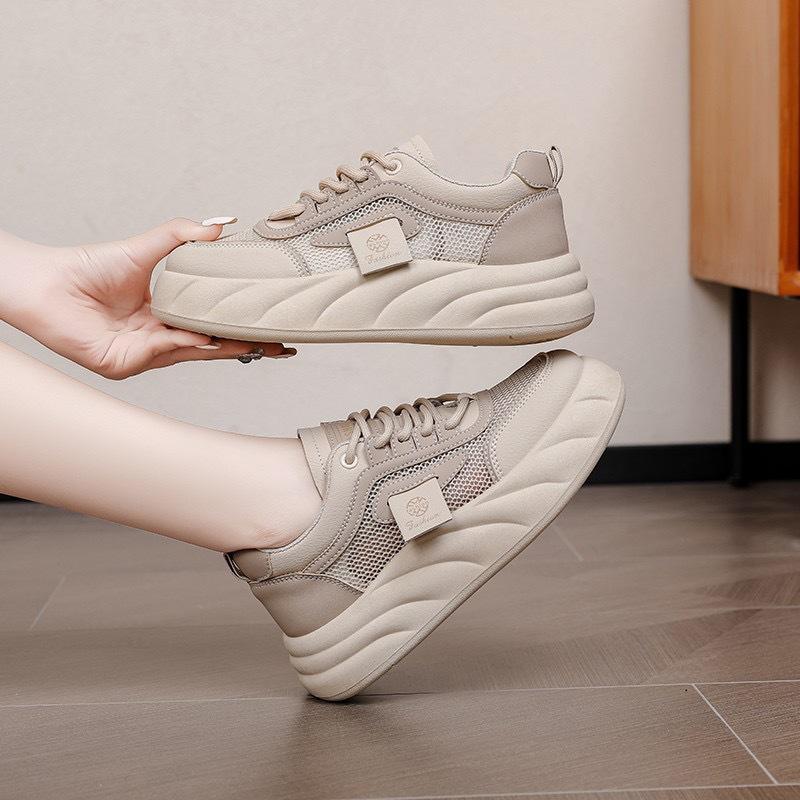 New women s shoes spring new breathable and platform sneakers 40