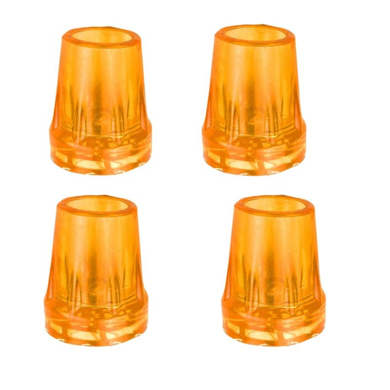 2/4Pcs Cane Mountaineering Stick Protective Pad Universal Crutch Tips Non-Slip Rubber Feet For All Terrain Diy Accessories