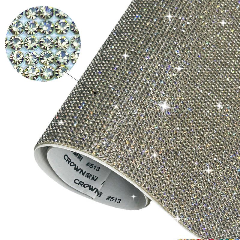 Self-Adhesive Rhinestone Sheets for DIY Car Decoration and Jewelry