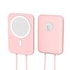 iPhone 12 MagSafe Silicone Protective Cover with Hand Strap for Mobile Power Shell