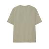 Fila White Simple Comfortable Casual Short Sleeve T-Shirt Men Tops Smoke Khaki F61M623104F-LK