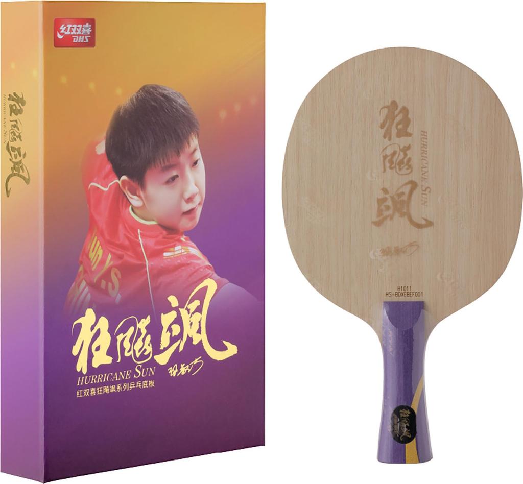 Nittaku Table Tennis Shakehand Model Used by Sun Offensive Shakehand Hurricane Hayate FL NC0503 Racket, Yingsha, Racket, Flare,