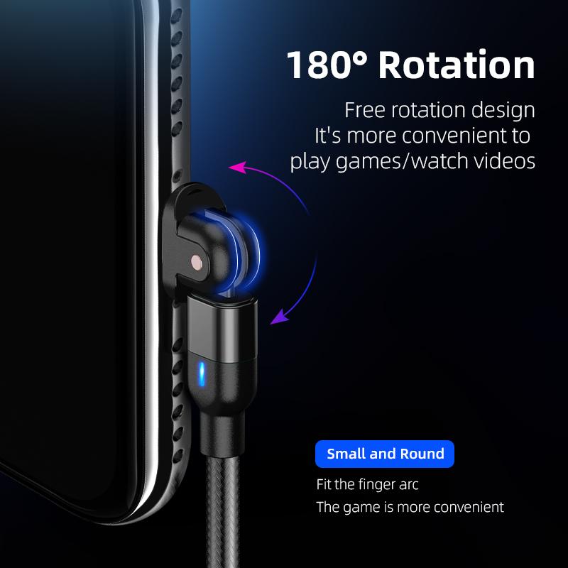 2024 Patent Private Model 0.5M 1M 2M 180 Degree Rotation Fast Charging Micro C Computer Compatible Pure Copper Conductor Data