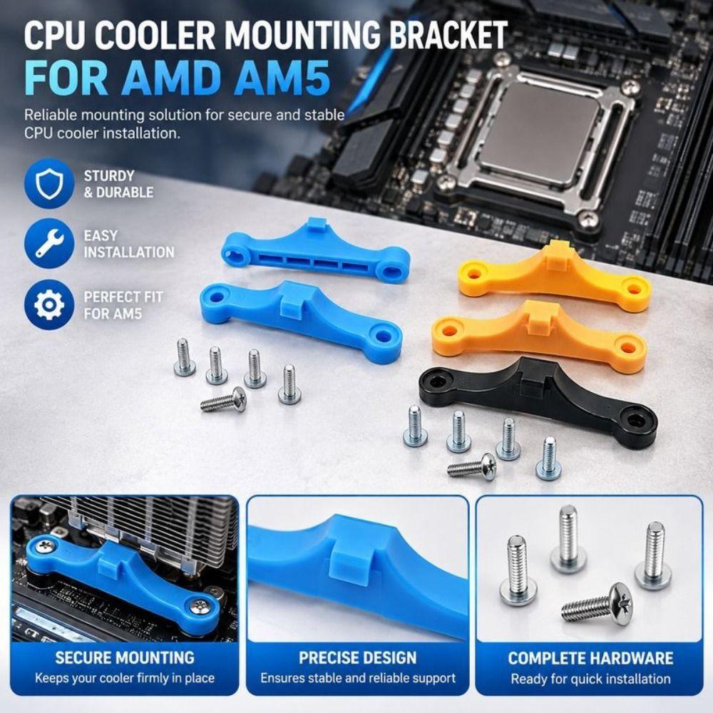 Retrofit CPU Cooler Fan Bracket AM5 Interface Motherboard Cooler Bracket PC Build