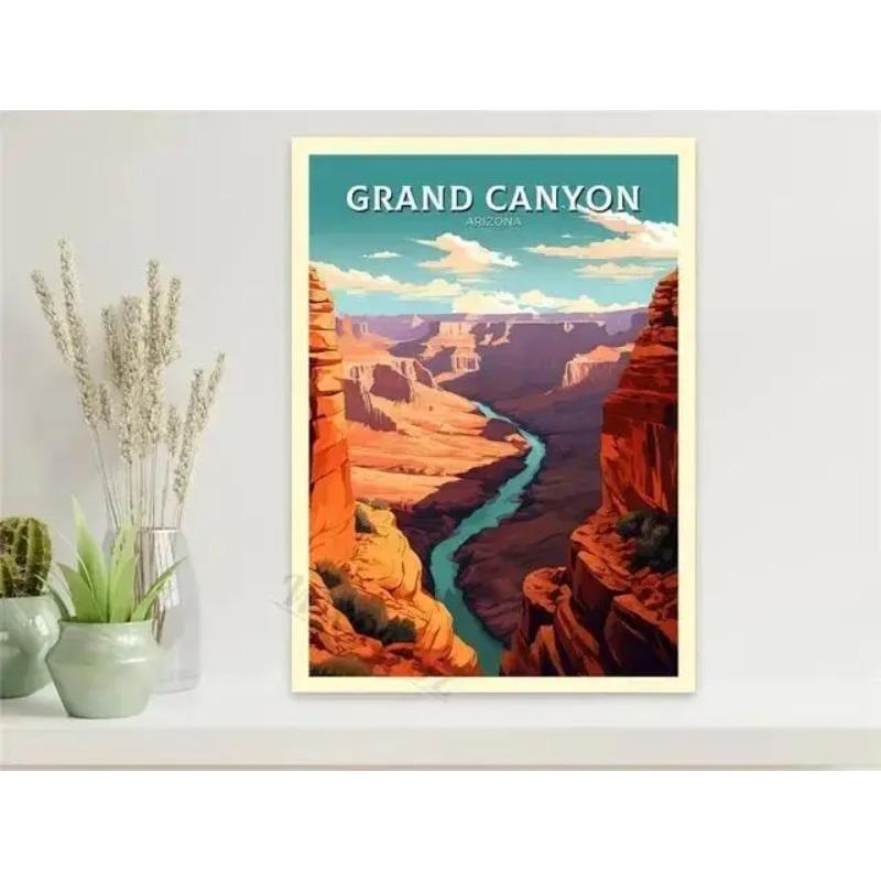 Machu Picchu Lisbon Vintage Travel Poster Canvas Print  Retro City Tourism Wall Art for Living Room Decor