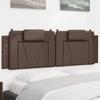 Vidaxl Headboard Pillow, Brown, 160 Cm, Faux Leather