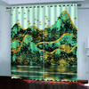 Curtains For Rooms 3D Abstract Art Mountain Landscape Pattern Modern Curtains For Living Room Bedroom Home Window Curtains