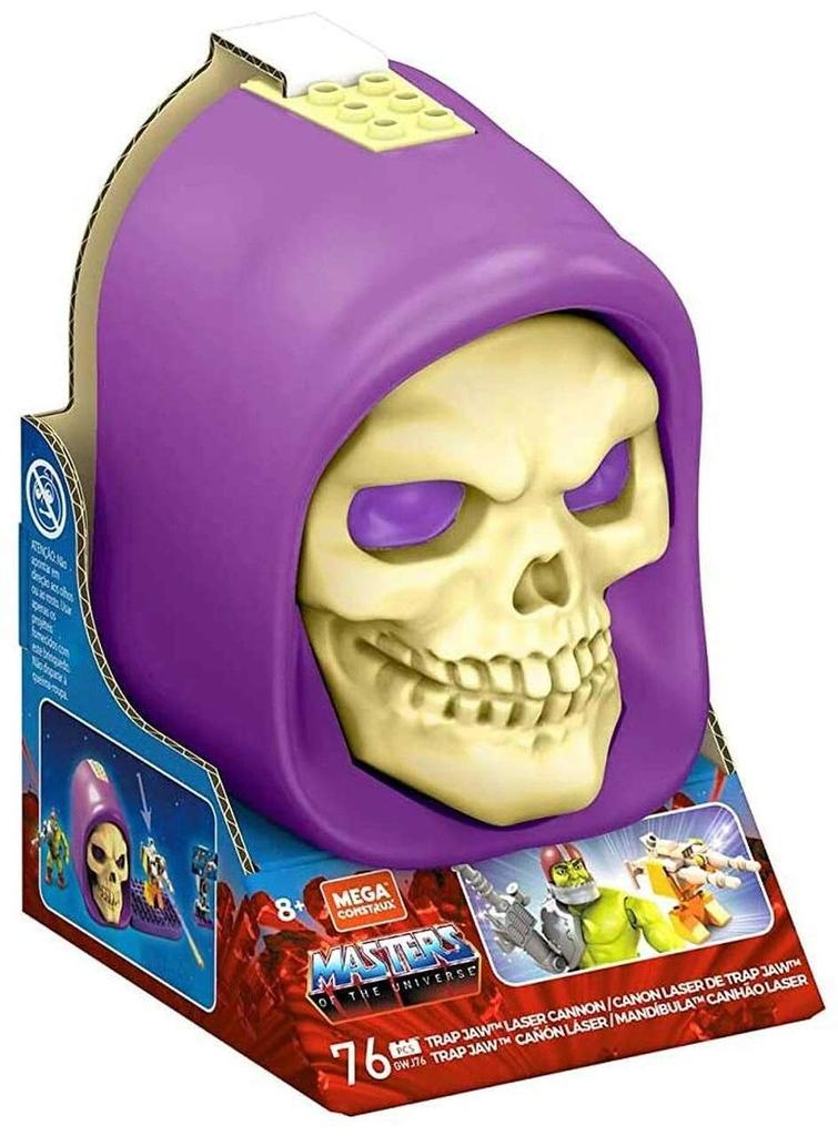 Masters of the Universe Mega Construx Heroes Block Figure Skeletor Skull Pack Trap Jaw Laser Cannon MASTERS OF THE UNIVERSE 2021 MEGA CONSTRUX HEROES