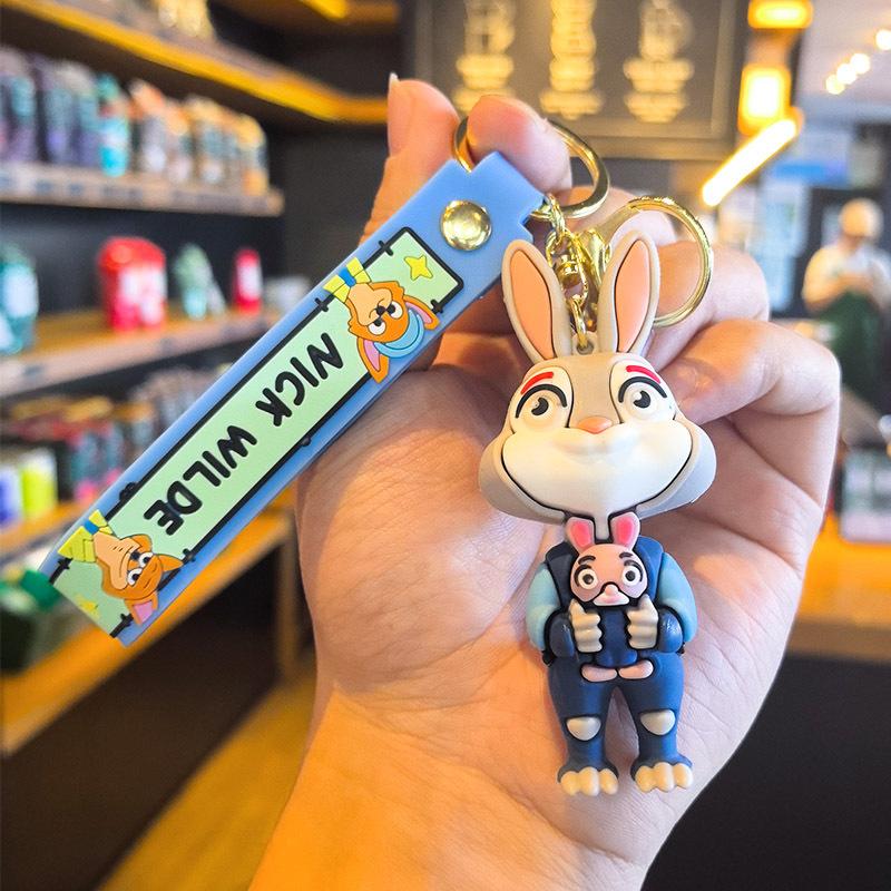 

New Crazy Animal City Doll Keychain Wholesale Key Gift Car Cartoon Keychain Y2k Fashion Toys Anime Cartoon Frind